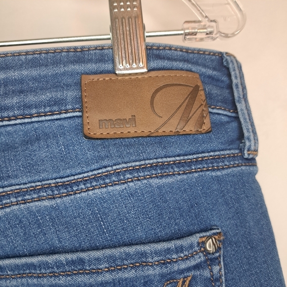 Mavi Women's Straight Leg Jeans in Deep Blue Womens 14 #186 - Picture 6 of 8